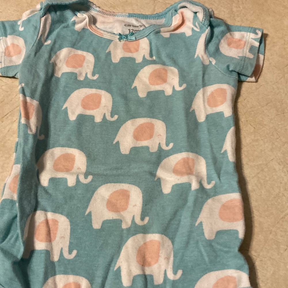 Girls 12M onesies pair